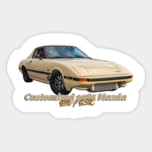 Customized 1985 Mazda RX-7 GSL Sticker